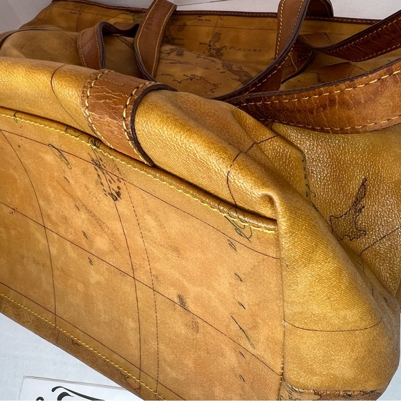 Auth Alviero Martini Geo Collection 1A Classe Travel Tote Vintage Large Bag - Picture 6 of 17